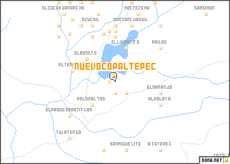 map of Nuevo Copaltepec