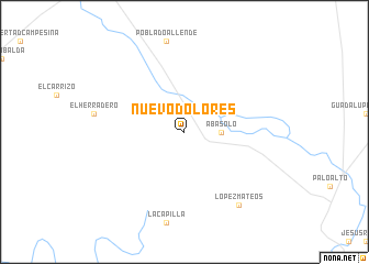 map of Nuevo Dolores