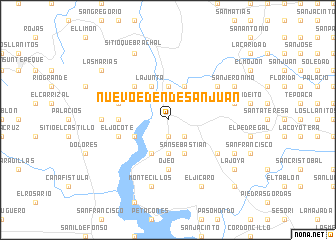 map of Nuevo Edén de San Juan