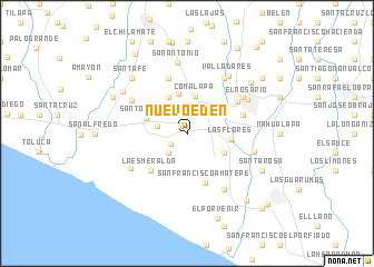 map of Nuevo Edén