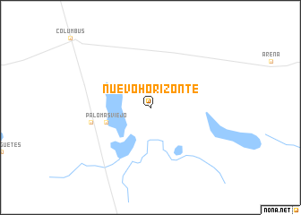 map of Nuevo Horizonte