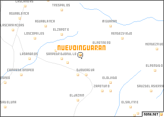 map of Nuevo Inguarán