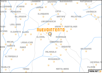 map of Nuevo Intento