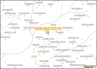 map of Nuevo Intento