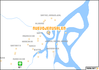 map of Nuevo Jerusalen