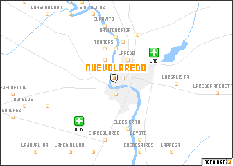 map of Nuevo Laredo