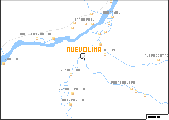 map of Nuevo Lima