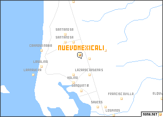 map of Nuevo Mexicali