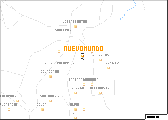 map of Nuevo Mundo