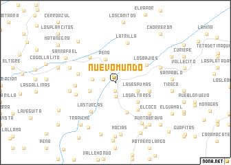 map of Nuevo Mundo
