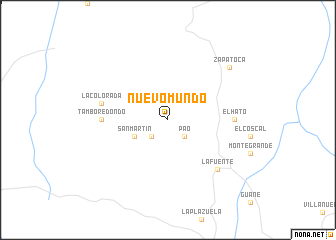 map of Nuevo Mundo