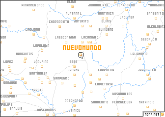 map of Nuevo Mundo