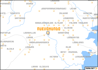 map of Nuevo Mundo