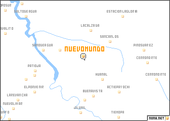 map of Nuevo Mundo