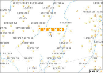 map of Nuevo Nicapa