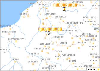 map of Nuevo Rumbo