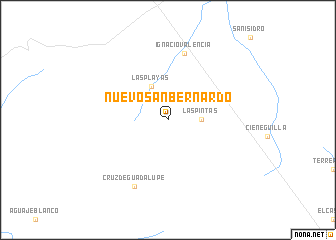 map of Nuevo San Bernardo