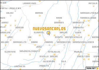 map of Nuevo San Carlos