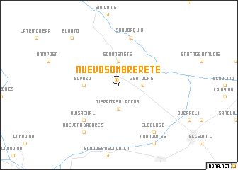 map of Nuevo Sombrerete