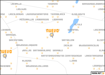 map of Nuevo