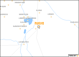 map of Nuevo