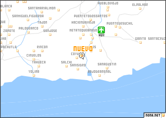 map of Nuevo