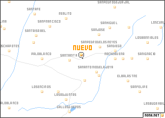 map of Nuevo