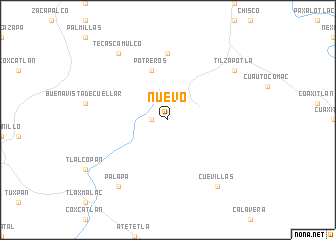 map of Nuevo