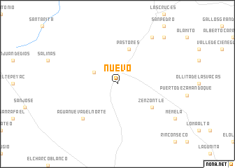 map of Nuevo