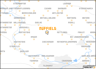 map of Nuffield