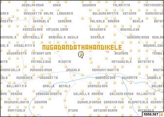 map of Nugadanda Thahandikele