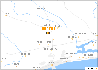 map of Nugent