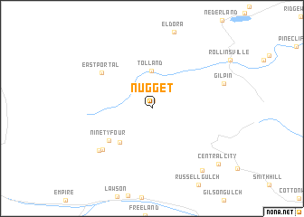 map of Nugget