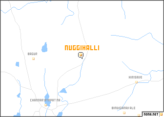 map of Nuggihalli