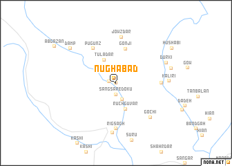 map of Nūghābād