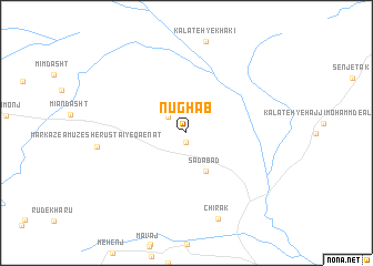 map of Nūghāb