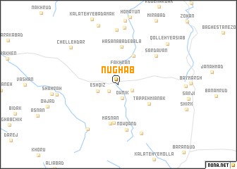 map of Nūghāb