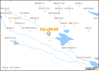 map of Nuijamaa