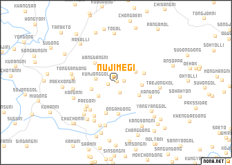 map of Nŭjimegi