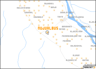 map of Nuju‘ al Būş