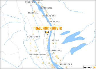 map of Nujū‘ an Nawāşir