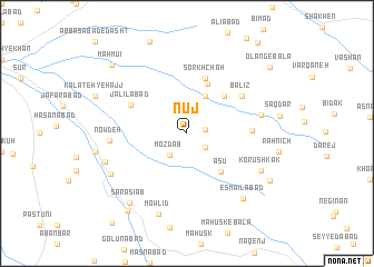 map of Nūj