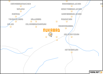 map of Nūkābād