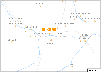 map of Nūkābād