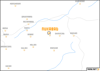 map of Nūkābād