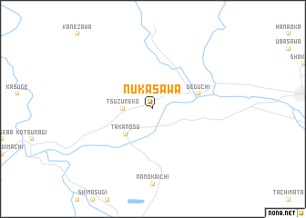 map of Nukasawa