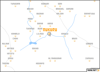 map of Nukuru