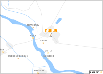 map of Nukus