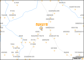 map of Nukuya