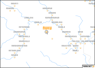 Nuku (Fiji) map - nona.net